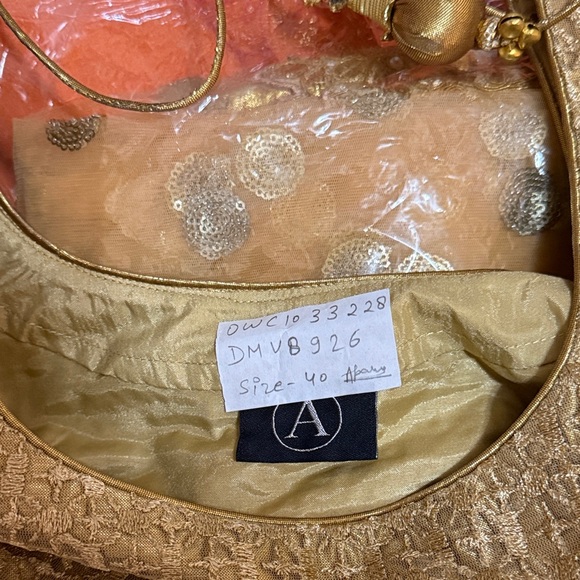 Radiant Yellow and Gold A-Line Lehenga - Picture 10 of 12